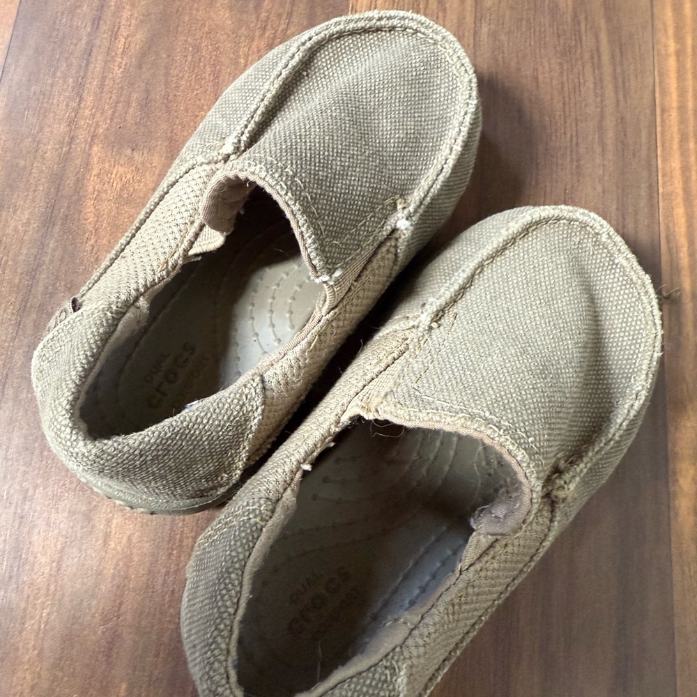 CROCS Kids Beige Moccasins